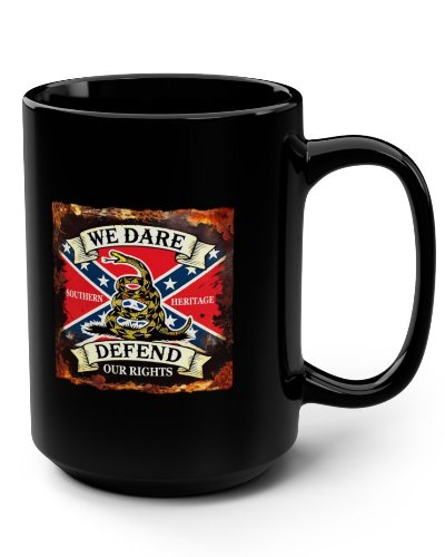 We Dare Defend Our Rights Southern Heritage coffee mug